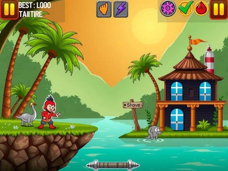 Flash Game example showing classic gameplay