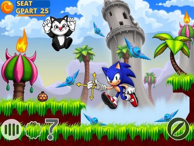 Sonic Flash RPG Gameplay Screenshot