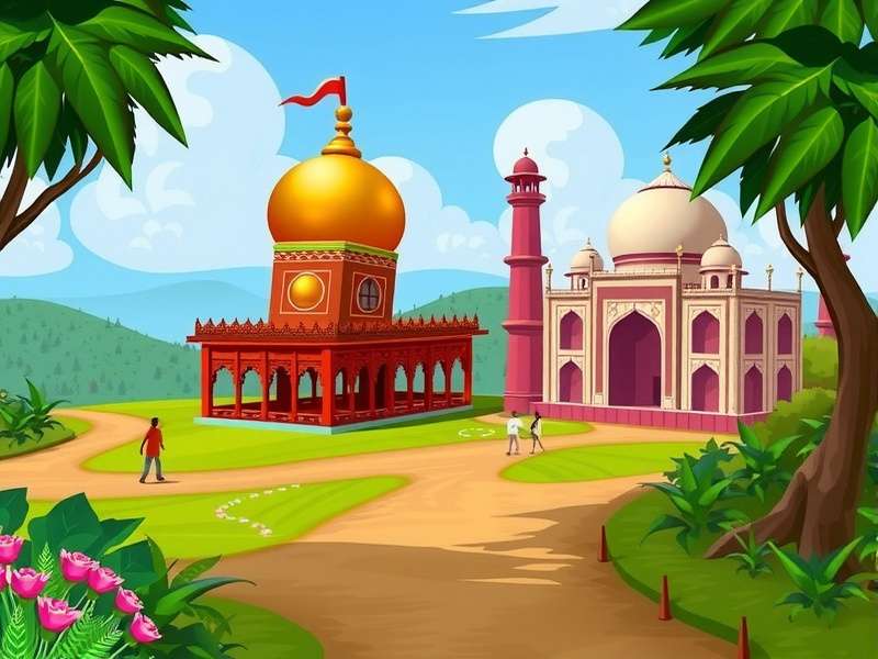 Colorful gaming setup with multiple screens showing Flash games