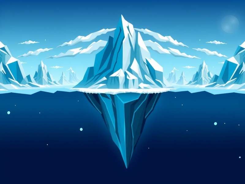 Visual representation of flash games iceberg layers