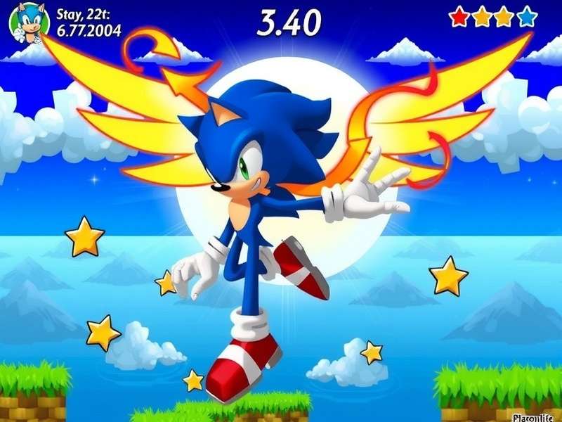 Collage of various Sonic the Hedgehog Flash games featuring Sonic, Tails, and enemies