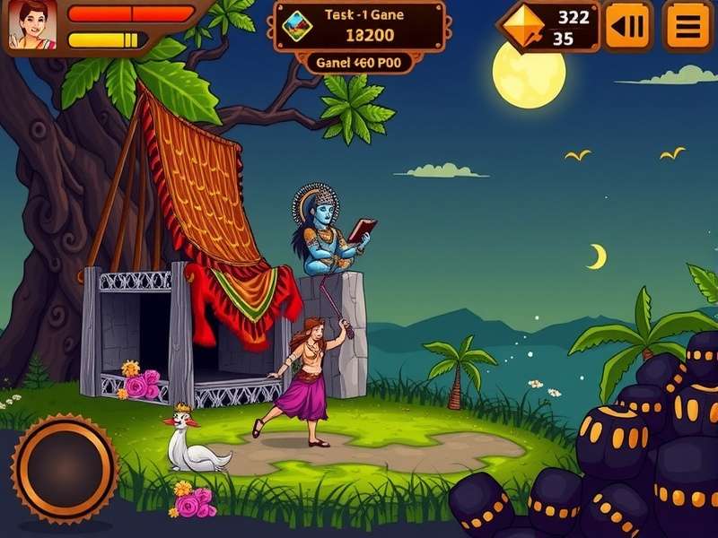 A Flash game composer working in Adobe Flash with audio tools visible