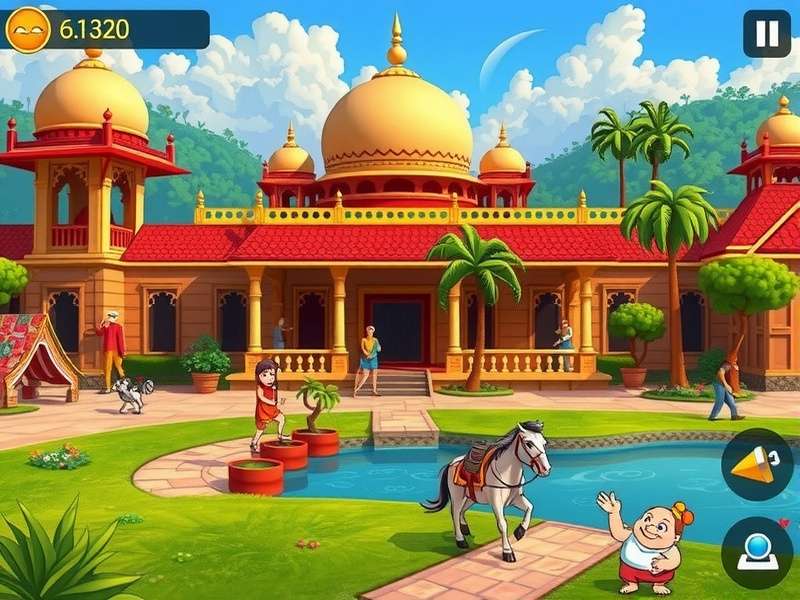 Modern laptop running a classic Flash game emulator