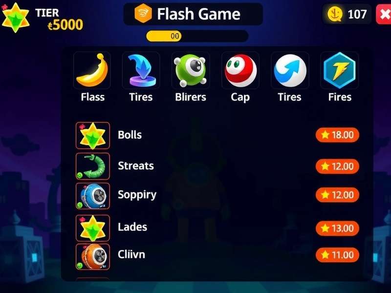 Ruffle Flash emulator running a classic game on modern browser