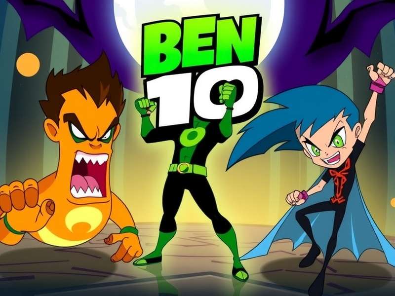 Ben 10 Omniverse Flash game screenshot showing alien transformations