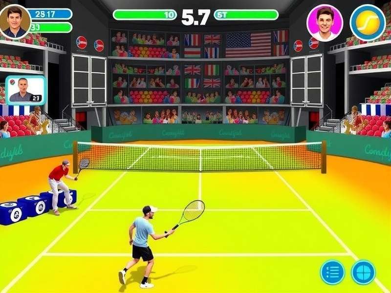 Screenshot of an old forum thread discussing Tennis Flash Game strategies