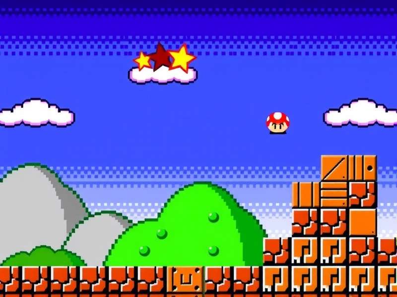 Comparative map analysis showing differences between original Mario and Flash version levels