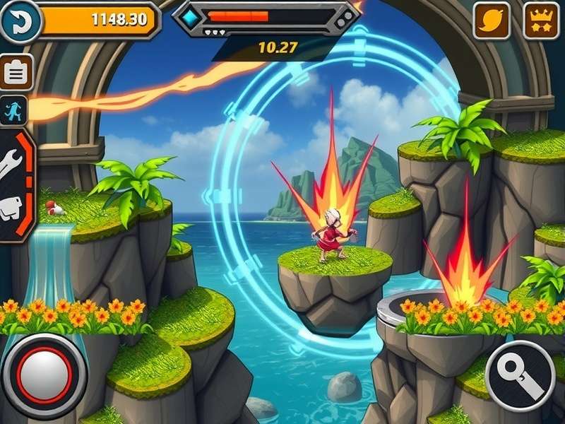 Flash game interface showing classic graphics and controls