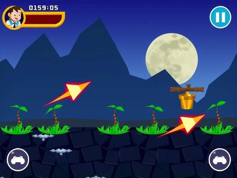 A nostalgic computer setup from the 2000s showing a Flash game on screen