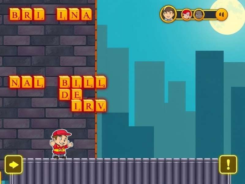 Brick Break Flash Game gameplay screenshot showing colourful bricks and ball