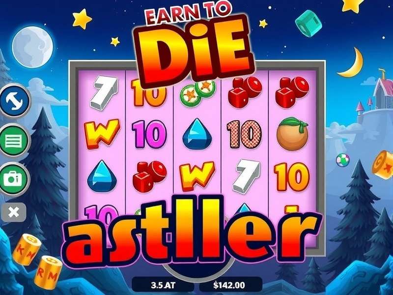 Earn To Die gameplay screenshot showing a customized vehicle crashing through zombies