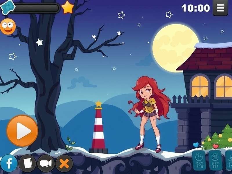 Nostalgic computer setup with old games and colorful lights