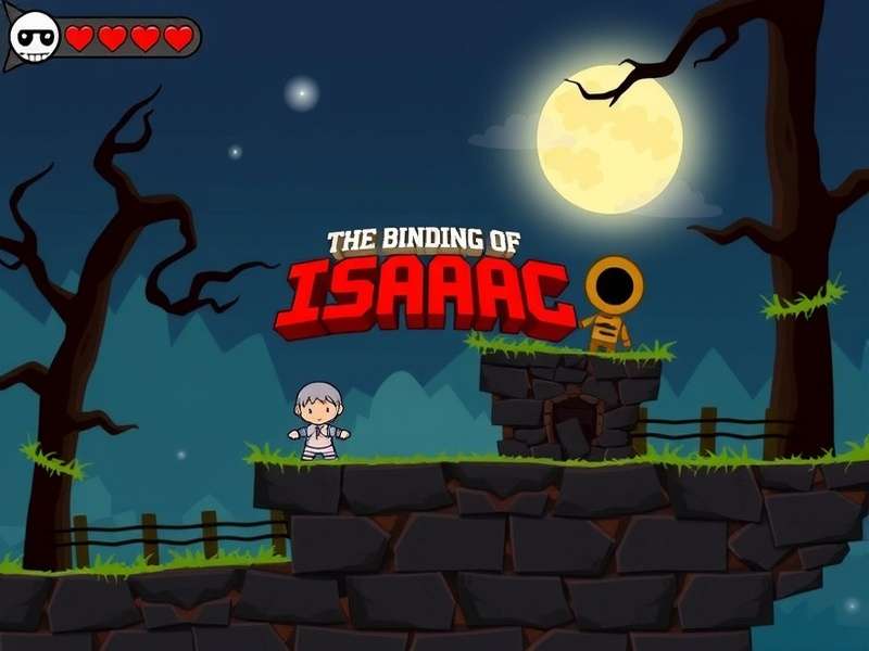 Diagram showing safe zones and attack patterns for The Bloat boss in Binding of Isaac