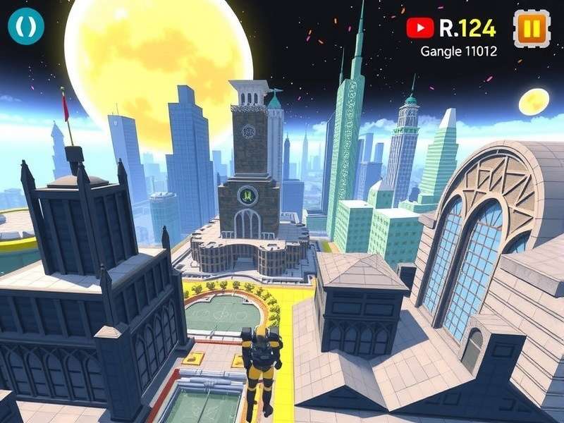 Player experiencing classic Flash games in VR headset with immersive interface