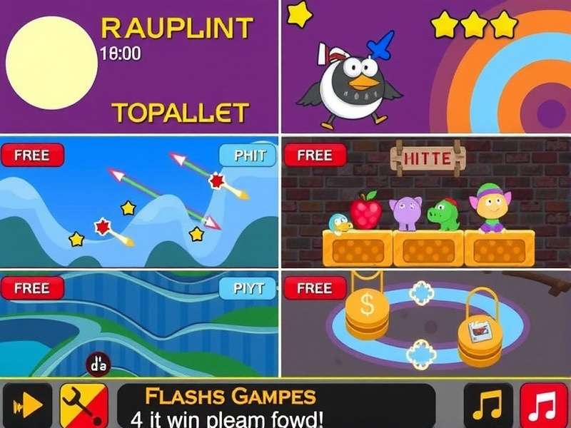 Iconic Flash game gameplay screenshot