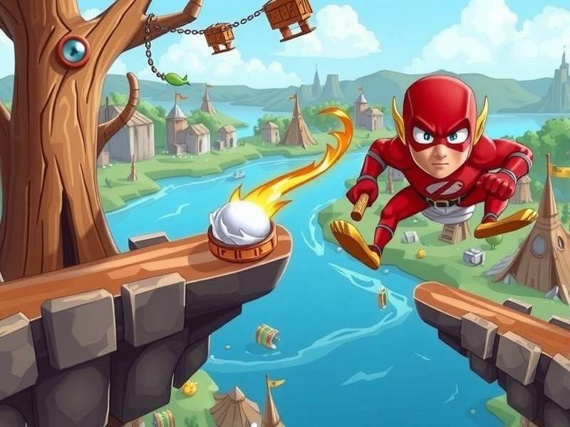 A vibrant Indian cyber cafe in the 2000s filled with teenagers playing Flash games on old CRT monitors