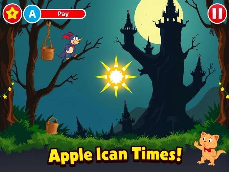 Adventure flash game scene